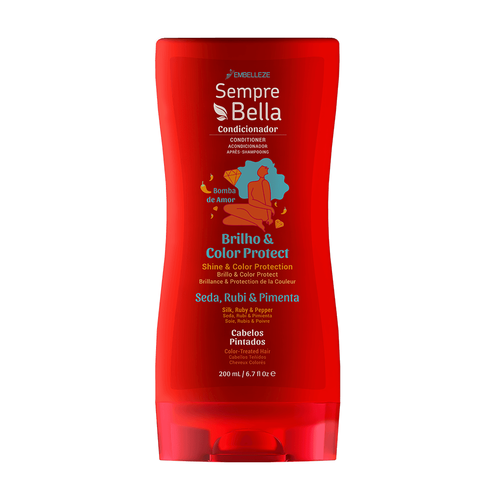 Acondicionador Sempre Bella Brillo y Protección del Color 200 ml