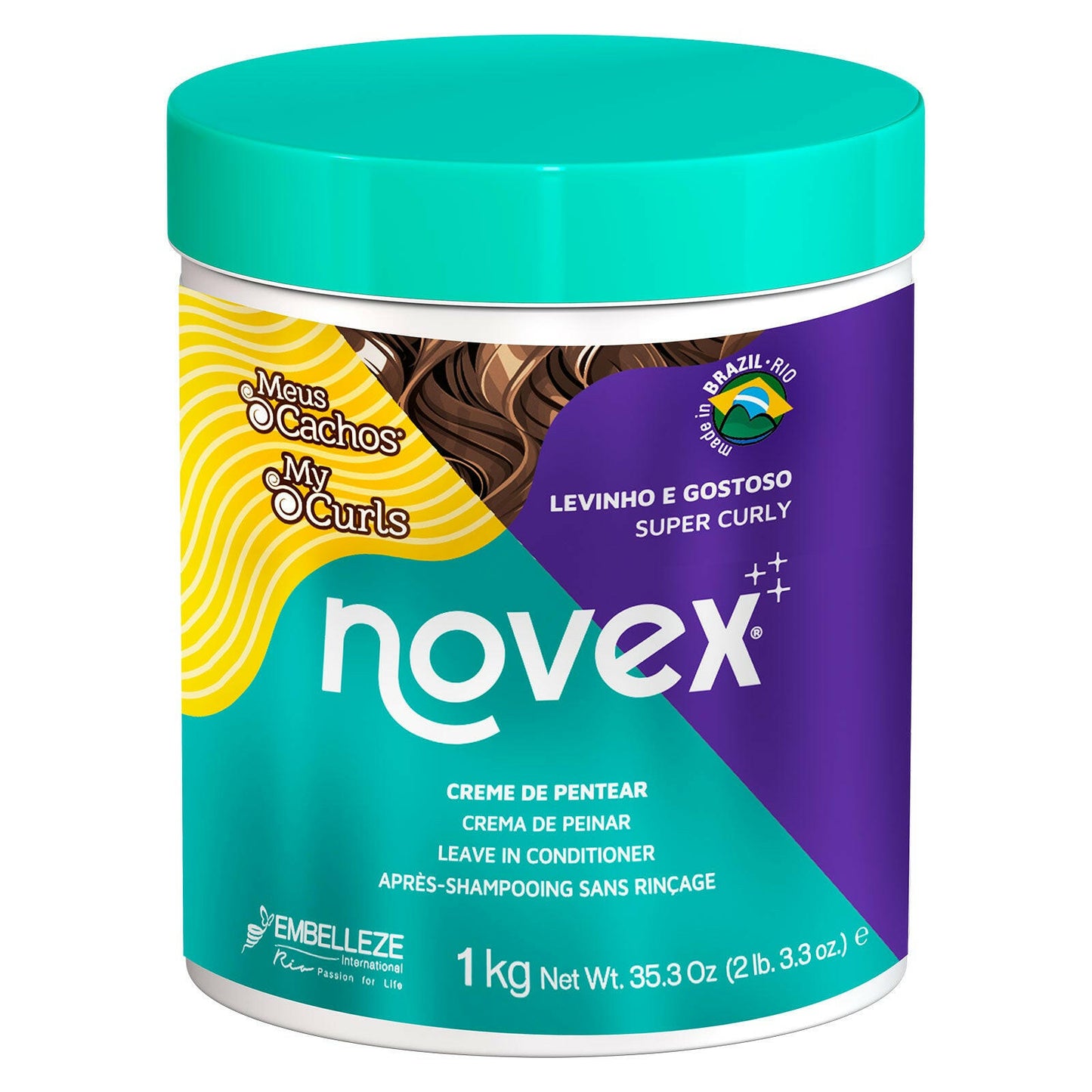 Creme de Pentear Novex Meus Cachos Levinho e Gostoso 1kg.
