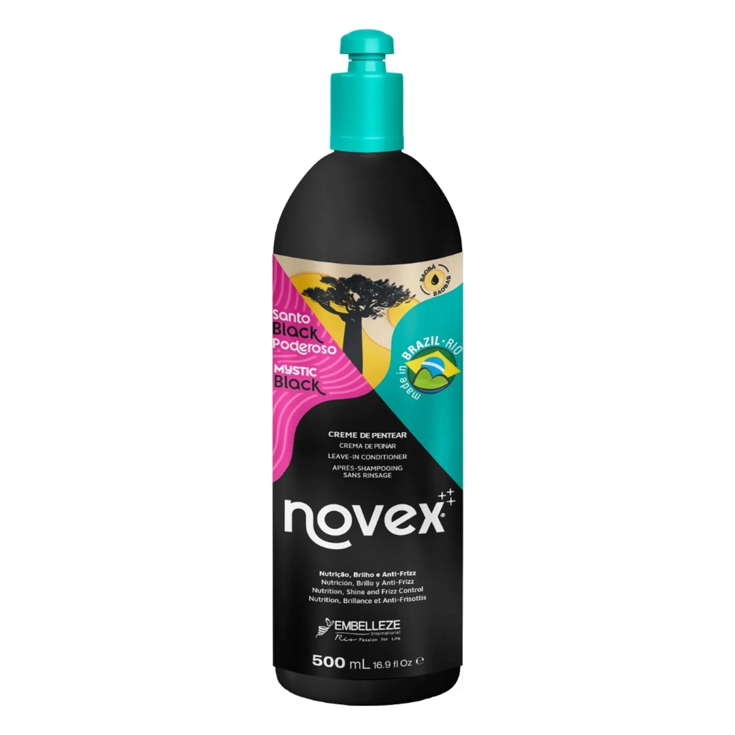 Creme de Pentear Novex Santo Black Poderoso 500ml.