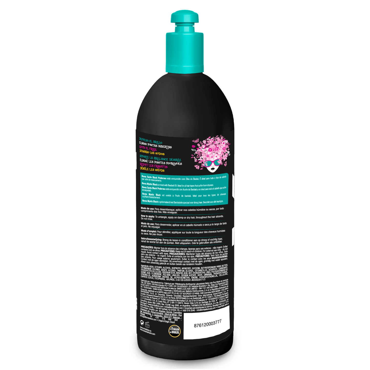 Creme de Pentear Novex Santo Black Poderoso 500ml.