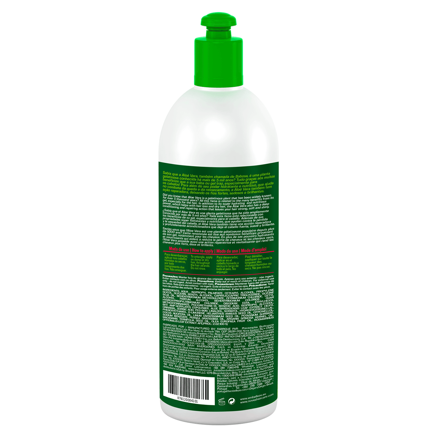 Creme de Pentear Novex Super Babosão Aloe Vera 500ml.