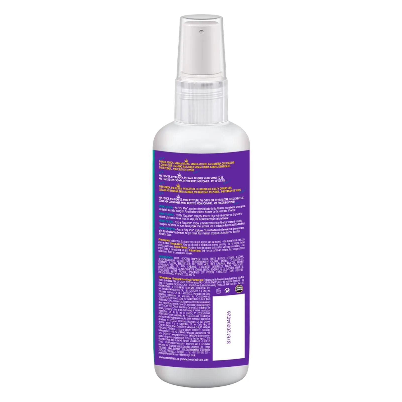 Humidificador Capilar Estilo AfroHair 250ml.