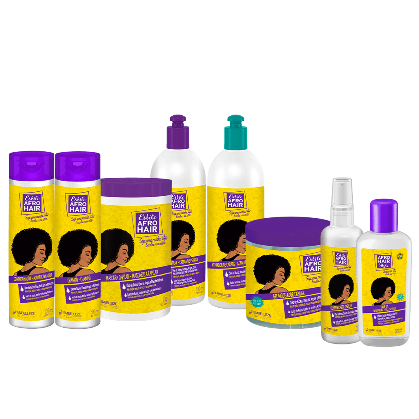 Kit AfroHair Completo