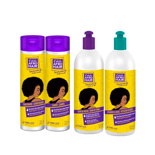 Kit AfroHair Cuidado Diário.