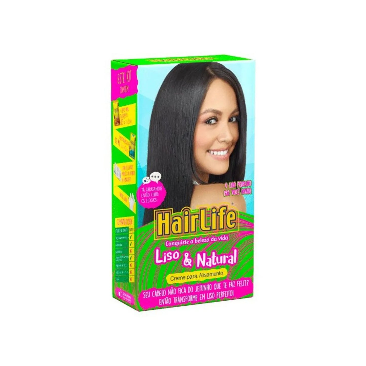 Kit de Alisamento HairLife Liso & Natural.
