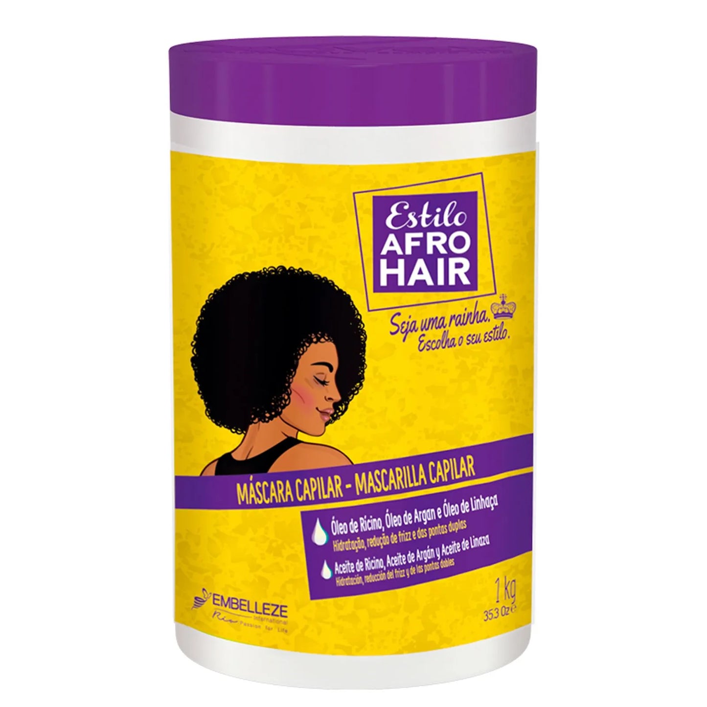 Máscara Capilar Estilo AfroHair 1kg.