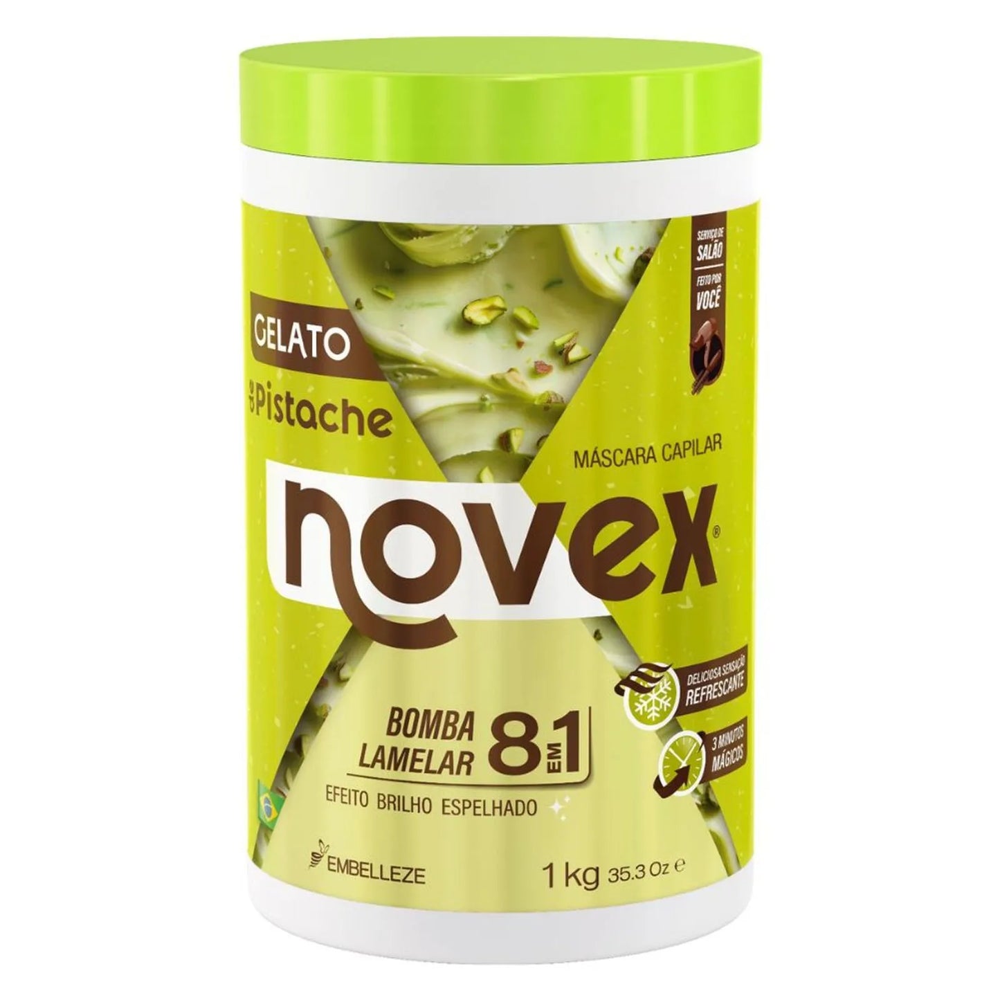 Máscara Capilar Gelato de Pistache 1kg.