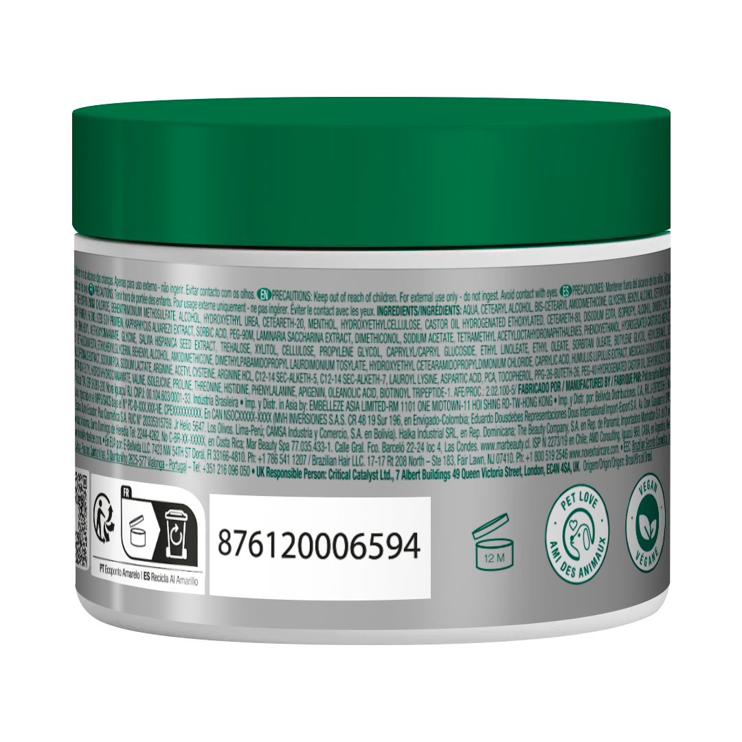 Mascarilla en Gel Anticaída Novex Turbo Boost 250g