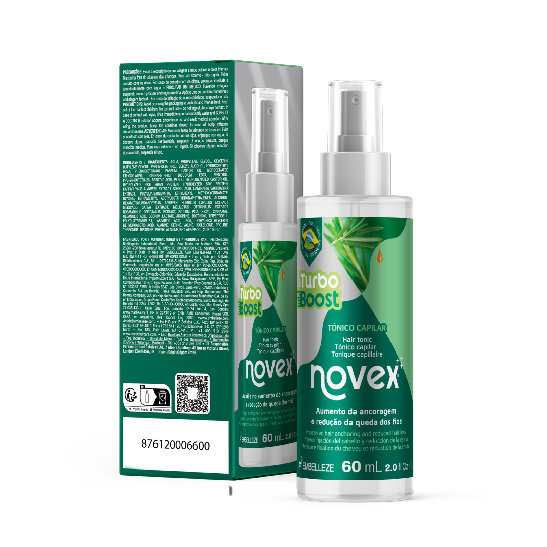 Tónico Anticaída Novex Turbo Boost 60ml