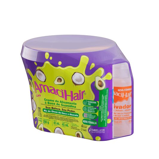 Creme de Alisamento AmaciHair Liso 200g.