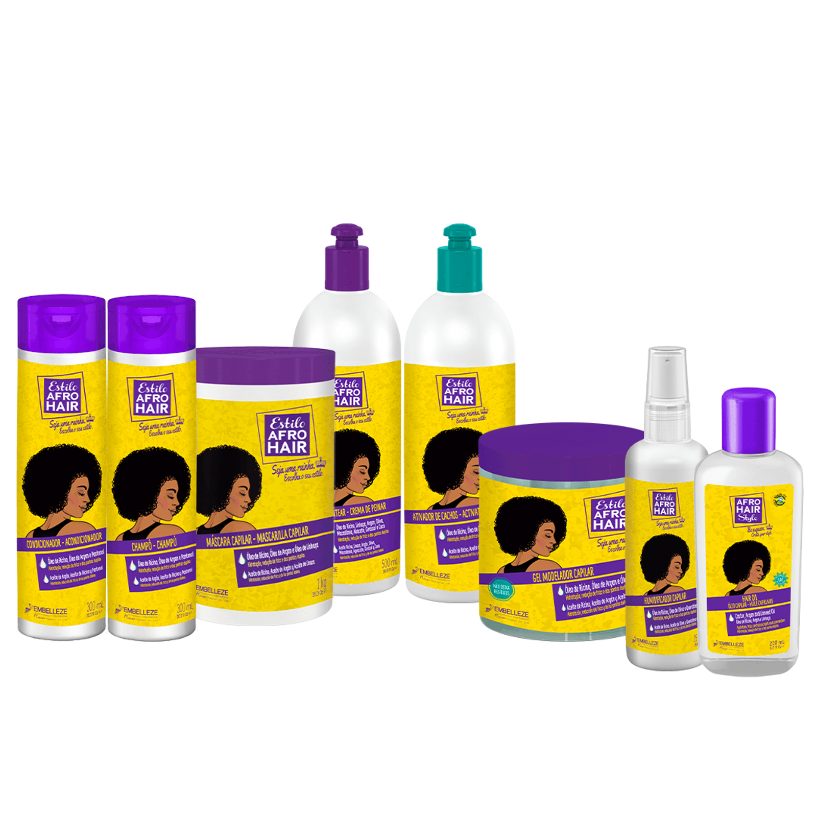 Kit AfroHair Completo.