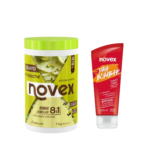 Kit Máscara de Pistachio de 1kg + Champô Pra Bombar.