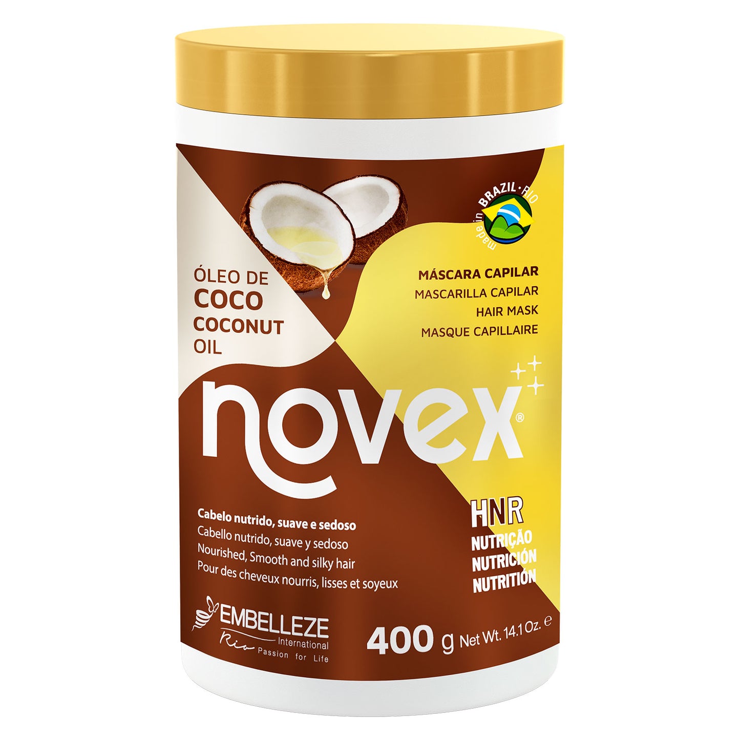 Máscara Capilar Novex Óleo de Coco 400g