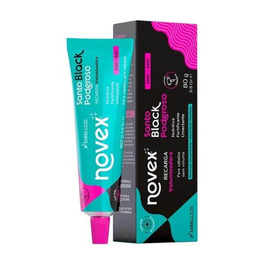 Recarga Novex Santo Black Poderoso 80g.